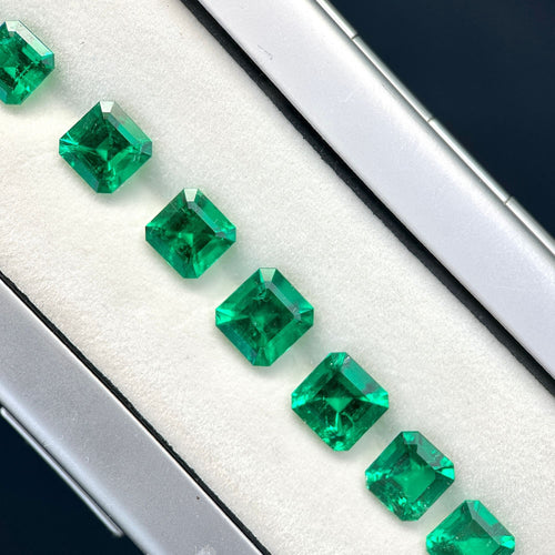 Asscher Cut Lab-Grown Emerald