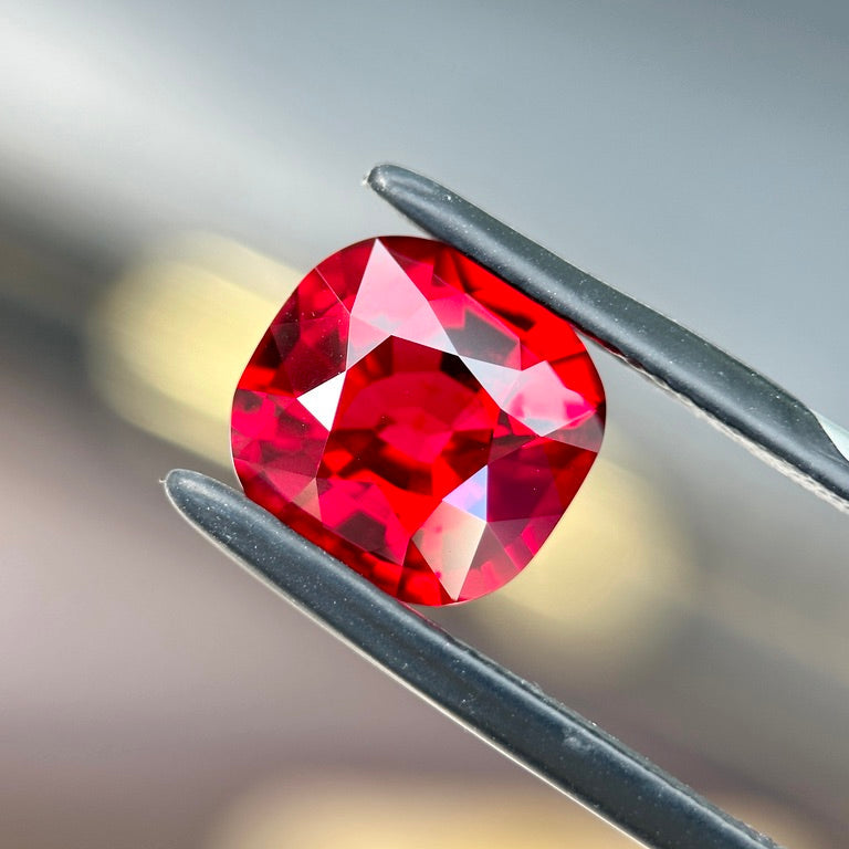 Cushion Shape Lab-Grown Ruby