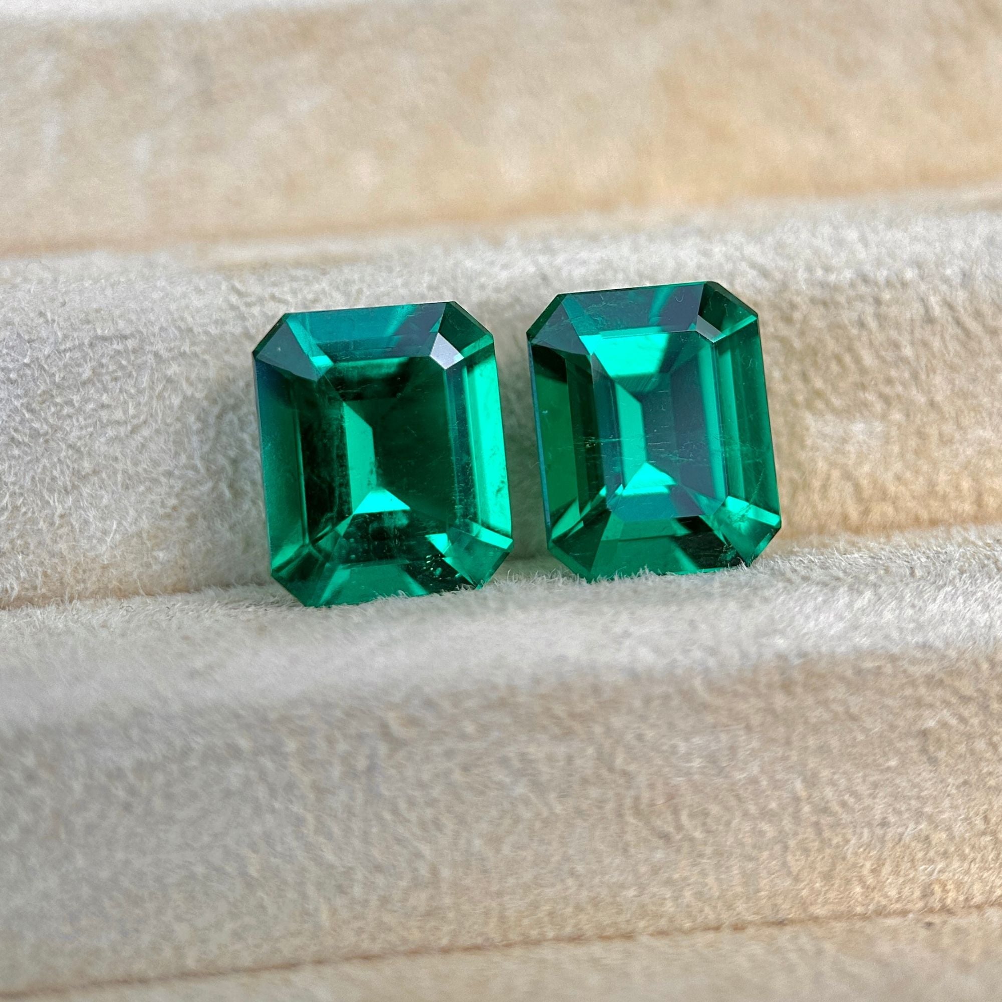 Emerald Cut Lab-Grown Emerald