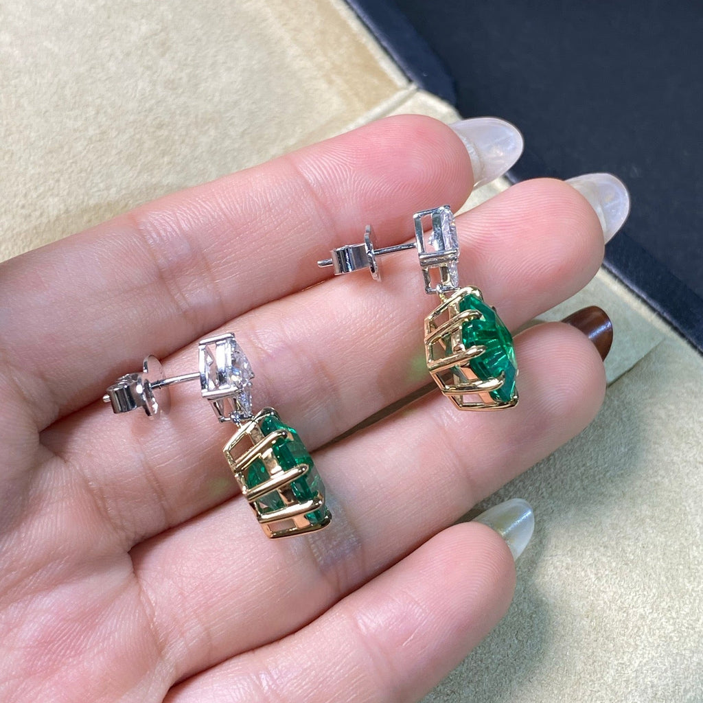 emerald earrings