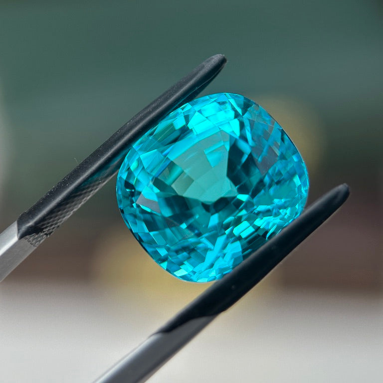 Cushion Shape Lab-Grown Paraiba