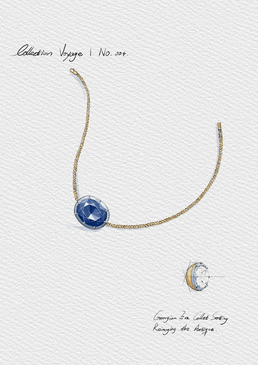 sapphire necklace