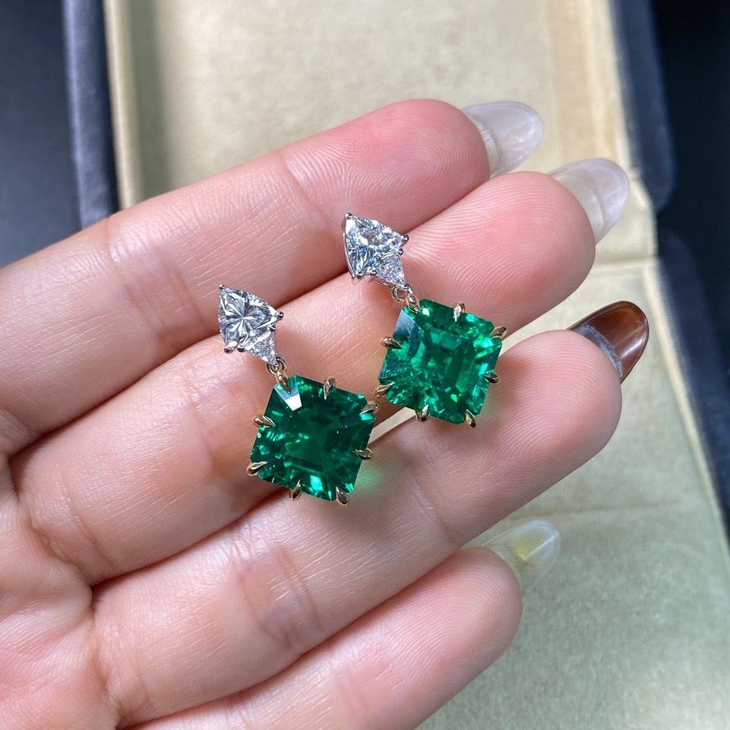 emerald earrings