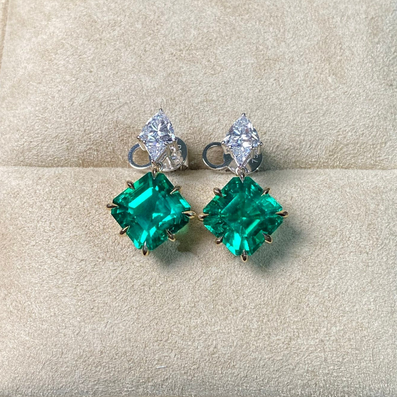 emerald earrings
